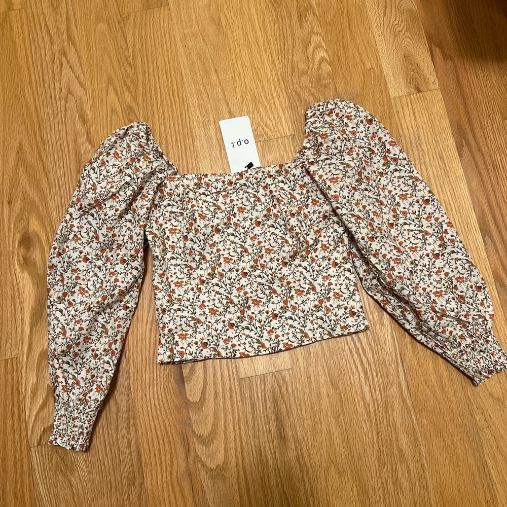 NEW | o.p.t | Floral Orange Top